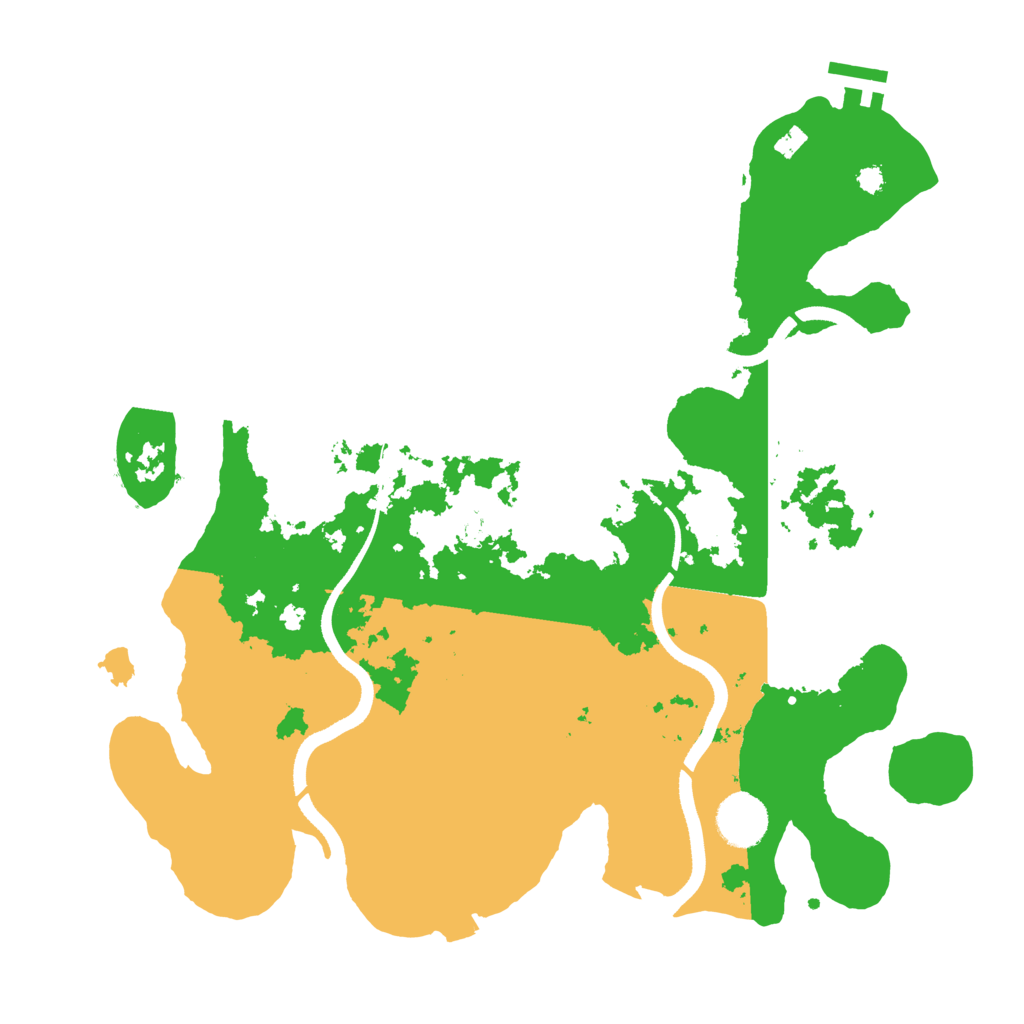 Biome Rust Map: Procedural Map, Size: 3500, Seed: 615977262