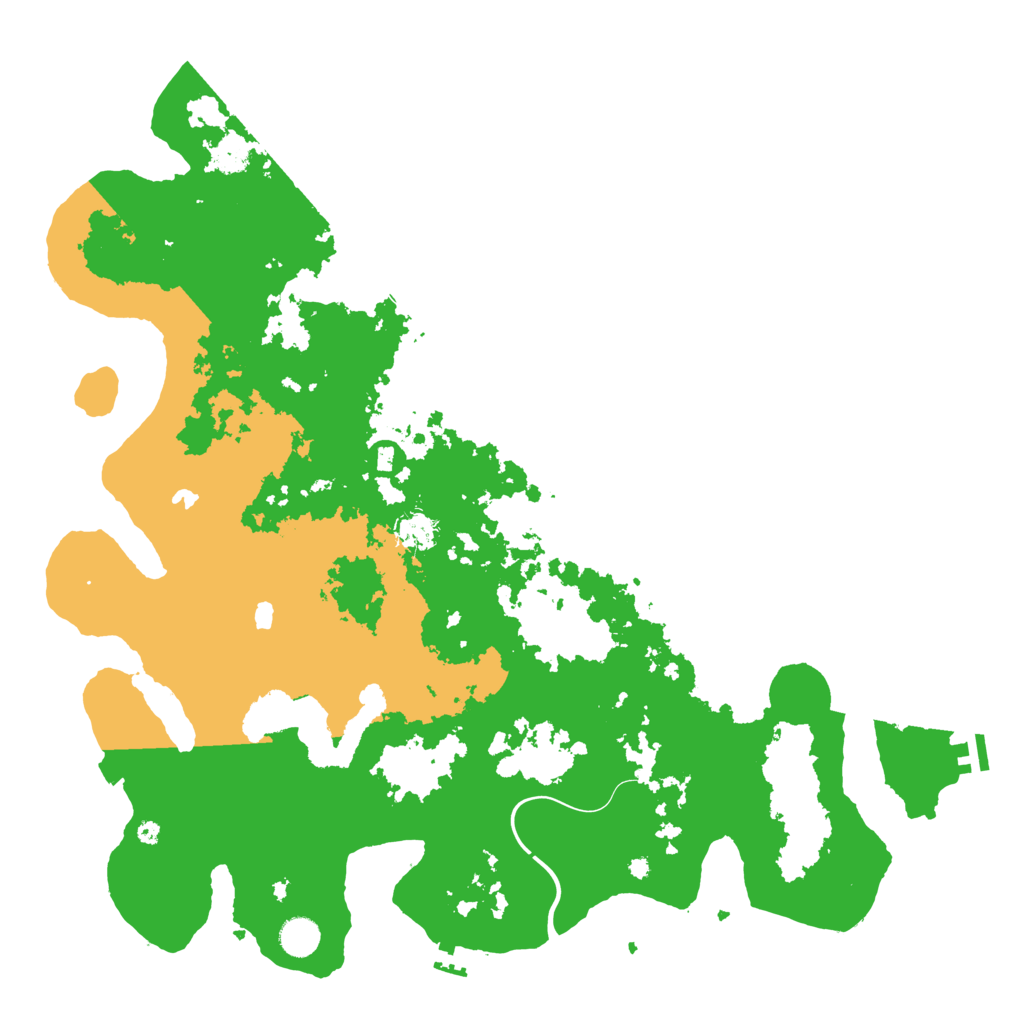 Biome Rust Map: Procedural Map, Size: 4500, Seed: 2132293435