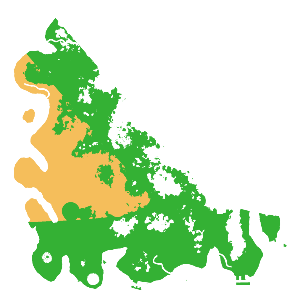 Biome Rust Map: Procedural Map, Size: 4500, Seed: 2132293435