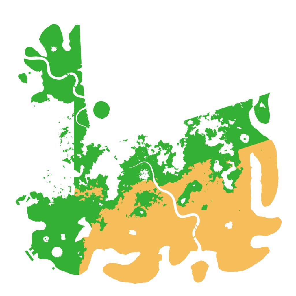 Biome Rust Map: Procedural Map, Size: 5000, Seed: 405467