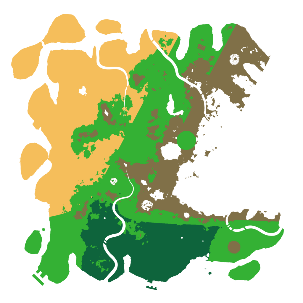 Biome Rust Map: Procedural Map, Size: 4250, Seed: 867368