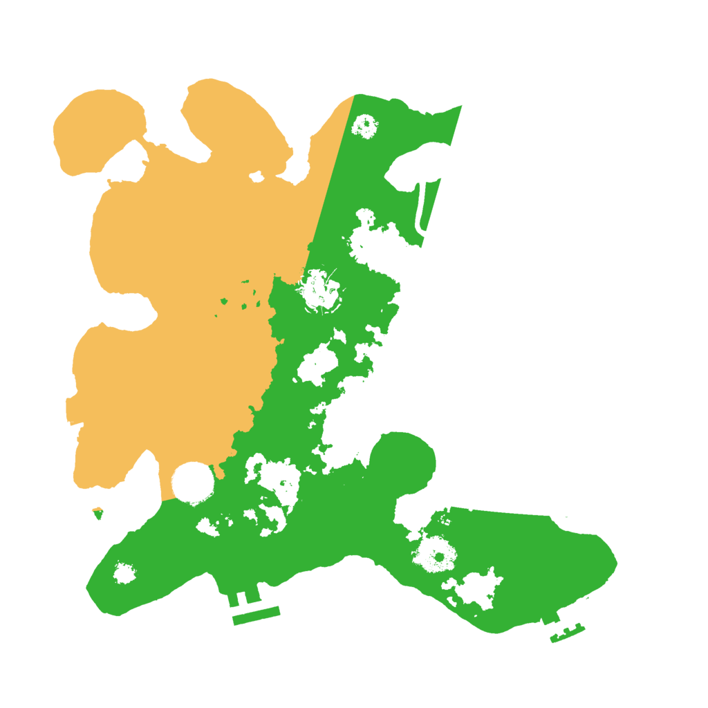 Biome Rust Map: Procedural Map, Size: 3000, Seed: 28096