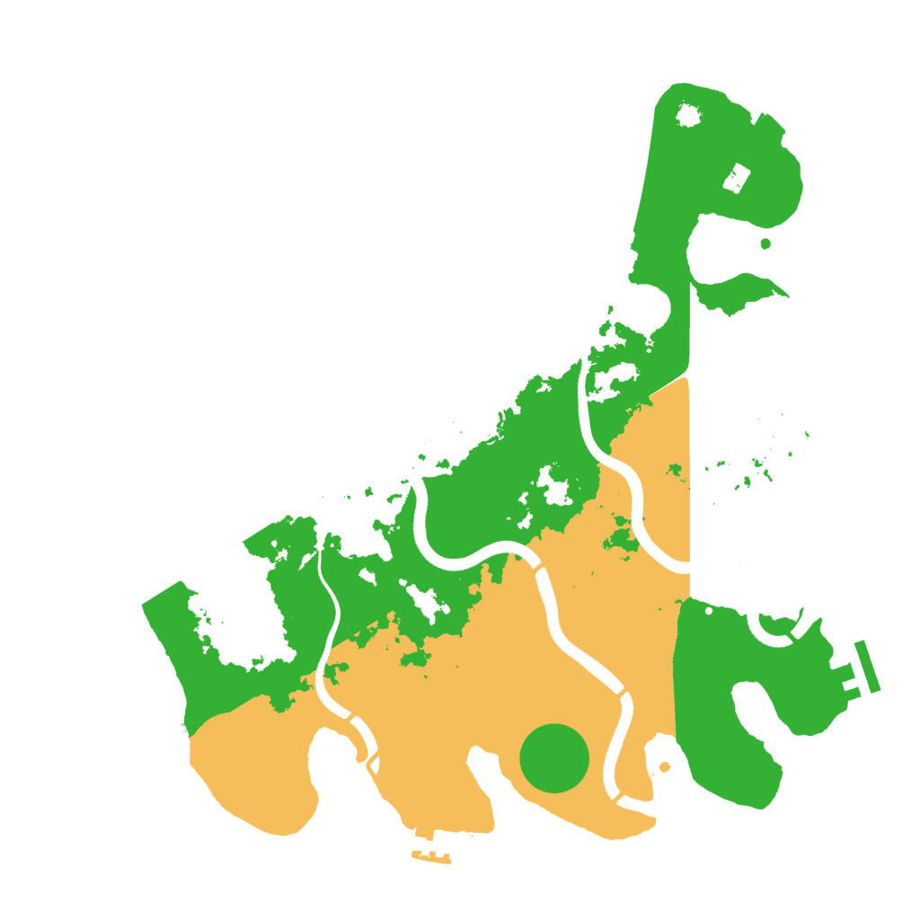 Biome Rust Map: Procedural Map, Size: 3500, Seed: 1146573824