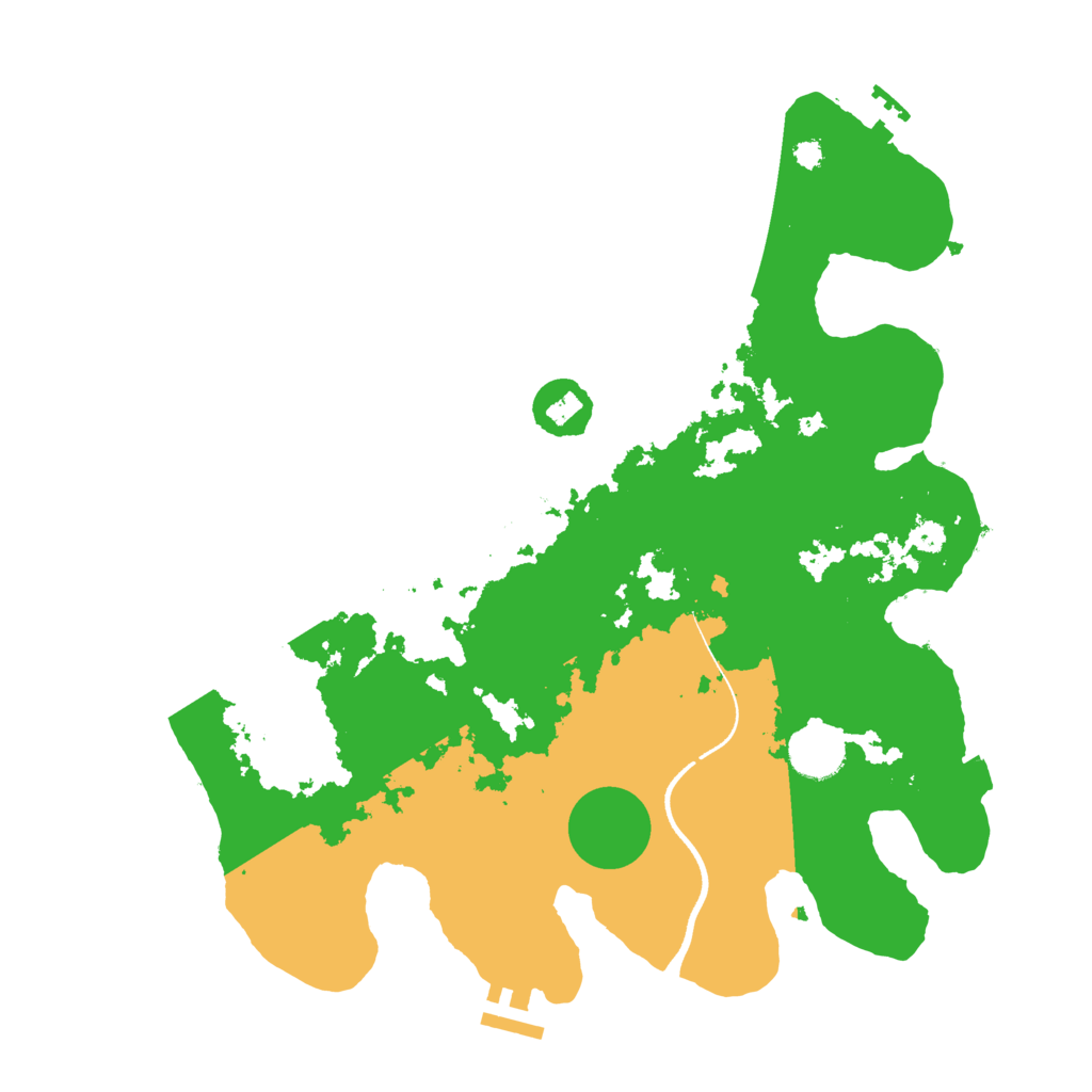 Biome Rust Map: Procedural Map, Size: 3500, Seed: 1146573824