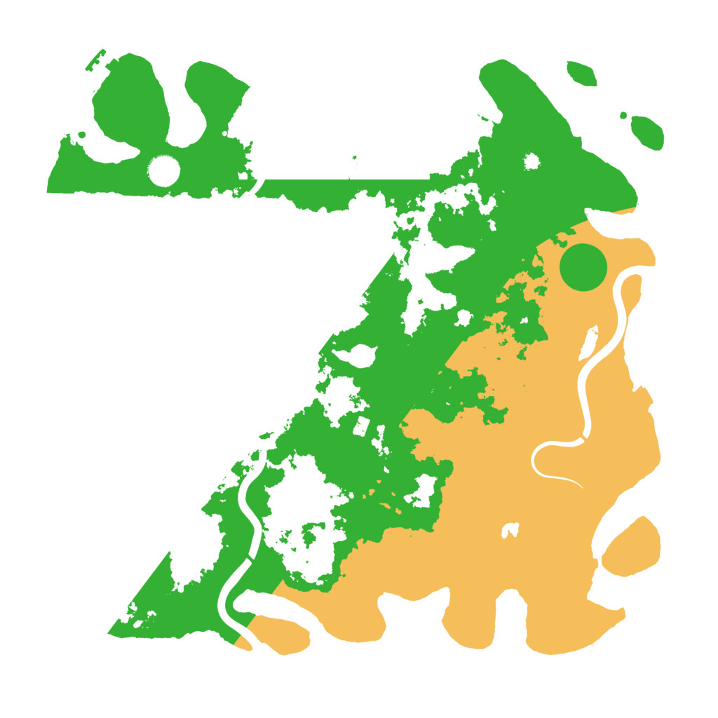 Biome Rust Map: Procedural Map, Size: 4000, Seed: 1584198280