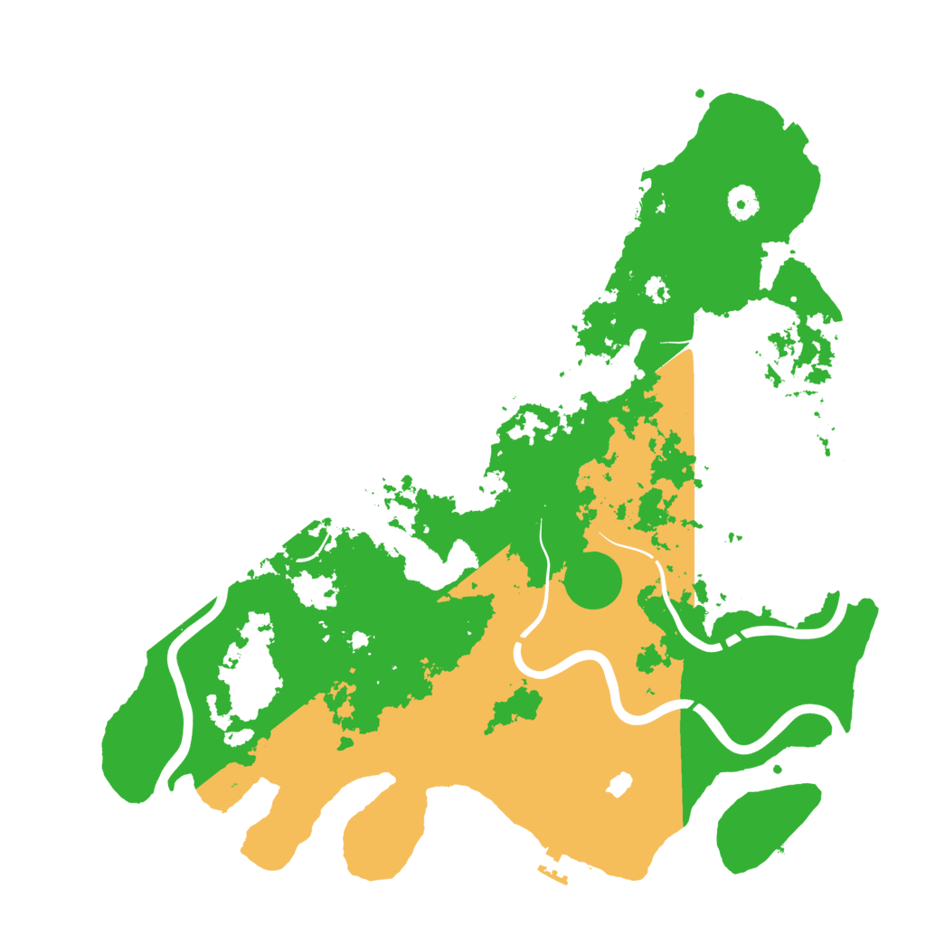 Biome Rust Map: Procedural Map, Size: 4250, Seed: 453879602