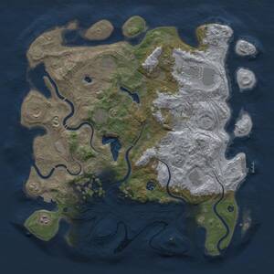 Thumbnail Rust Map: Procedural Map, Size: 4250, Seed: 1123496399, 16 Monuments