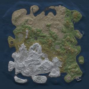 Thumbnail Rust Map: Procedural Map, Size: 4250, Seed: 4820969, 19 Monuments