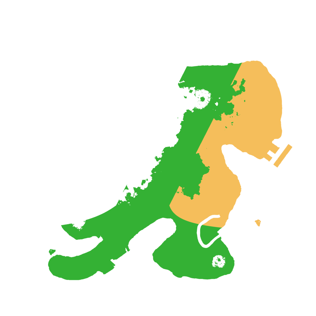 Biome Rust Map: Procedural Map, Size: 2500, Seed: 2082067520