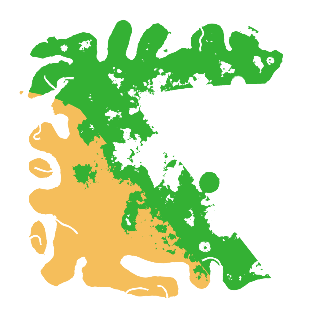 Biome Rust Map: Procedural Map, Size: 4200, Seed: 91936