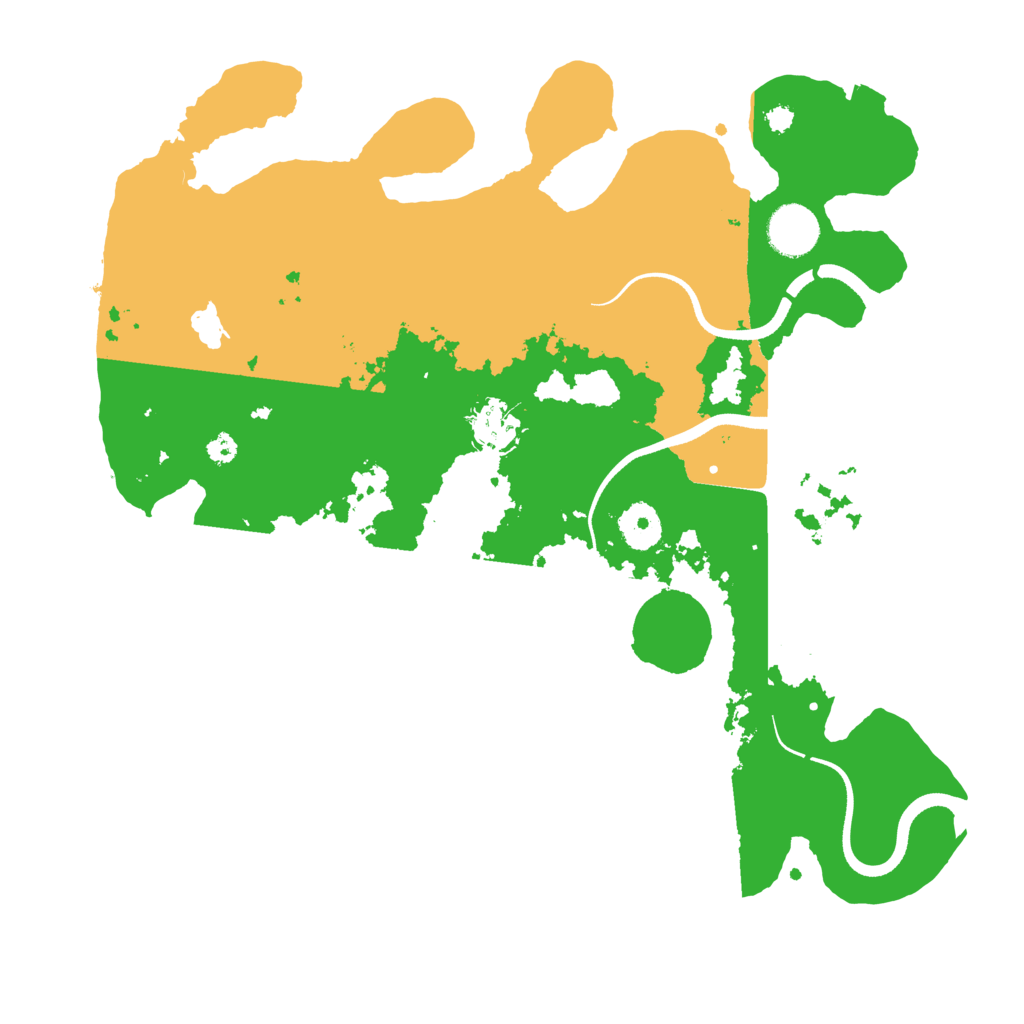 Biome Rust Map: Procedural Map, Size: 3500, Seed: 483076857