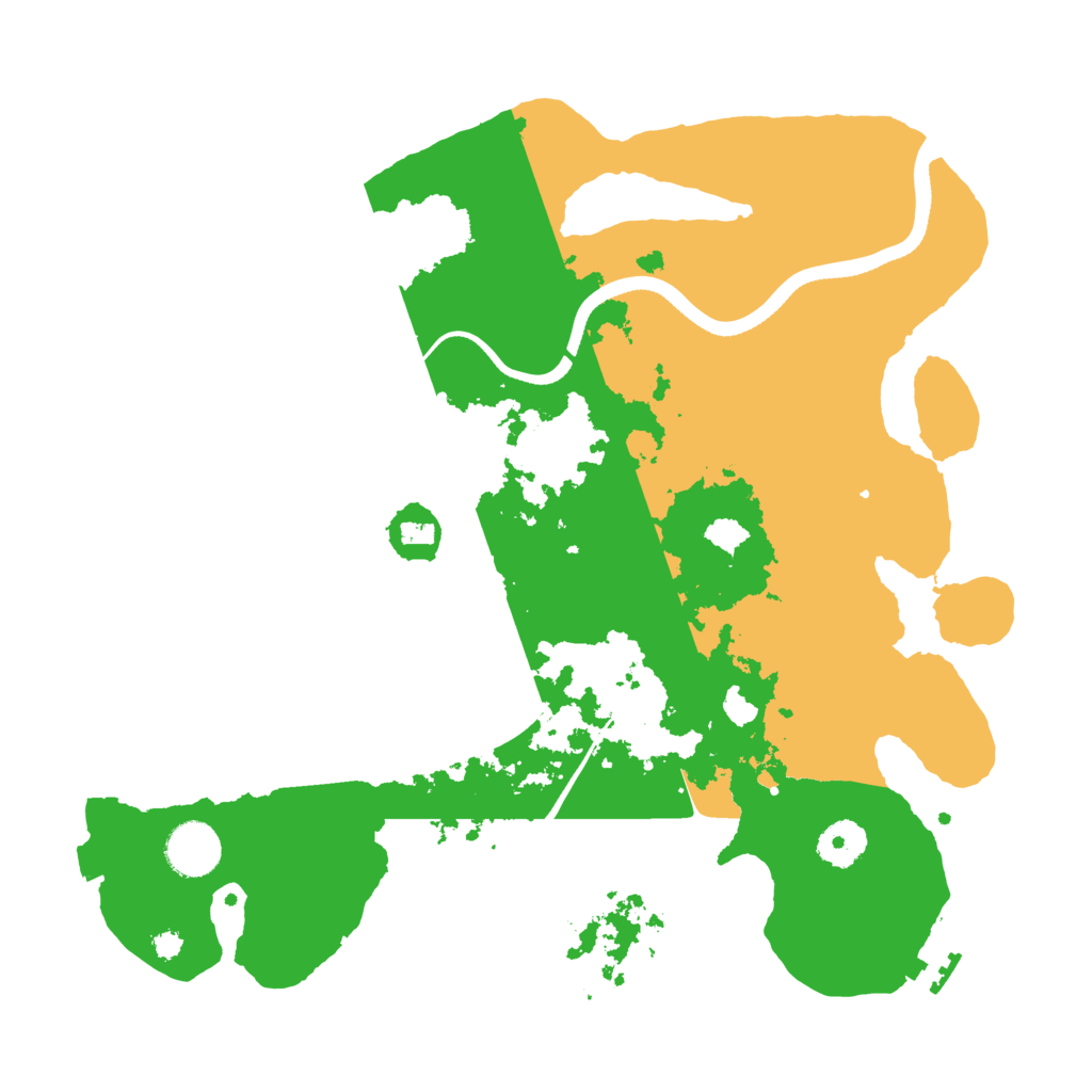 Biome Rust Map: Procedural Map, Size: 3500, Seed: 1615519614