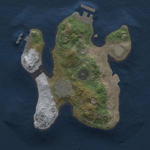 Thumbnail Rust Map: Procedural Map, Size: 2000, Seed: 1016154289, 7 Monuments