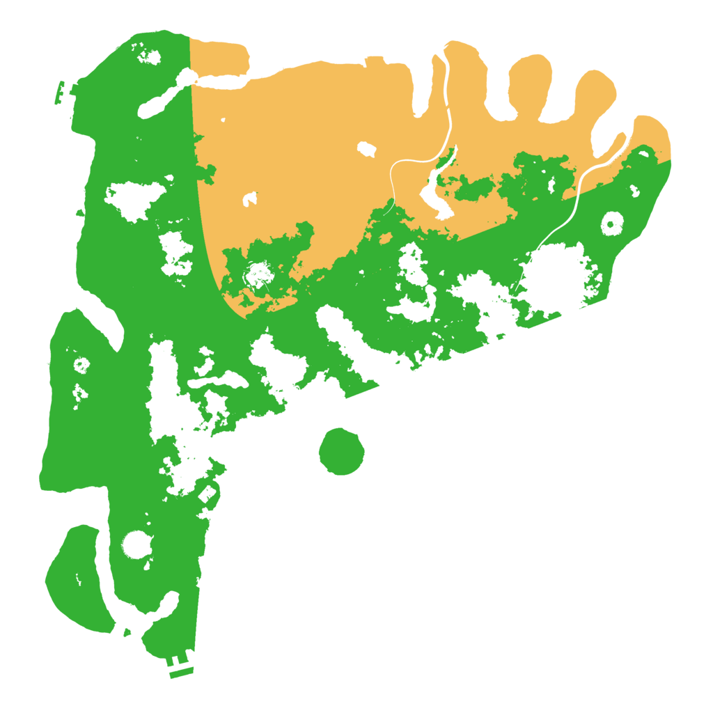 Biome Rust Map: Procedural Map, Size: 4500, Seed: 19070