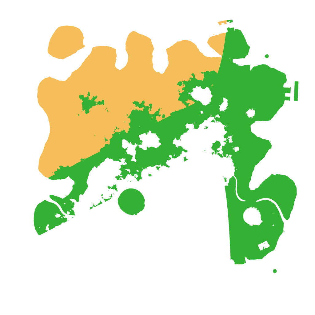 Biome Rust Map: Procedural Map, Size: 3250, Seed: 876205101