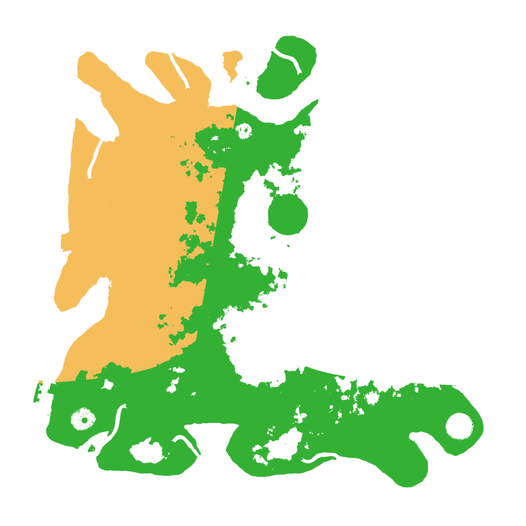 Biome Rust Map: Procedural Map, Size: 3500, Seed: 1976804557