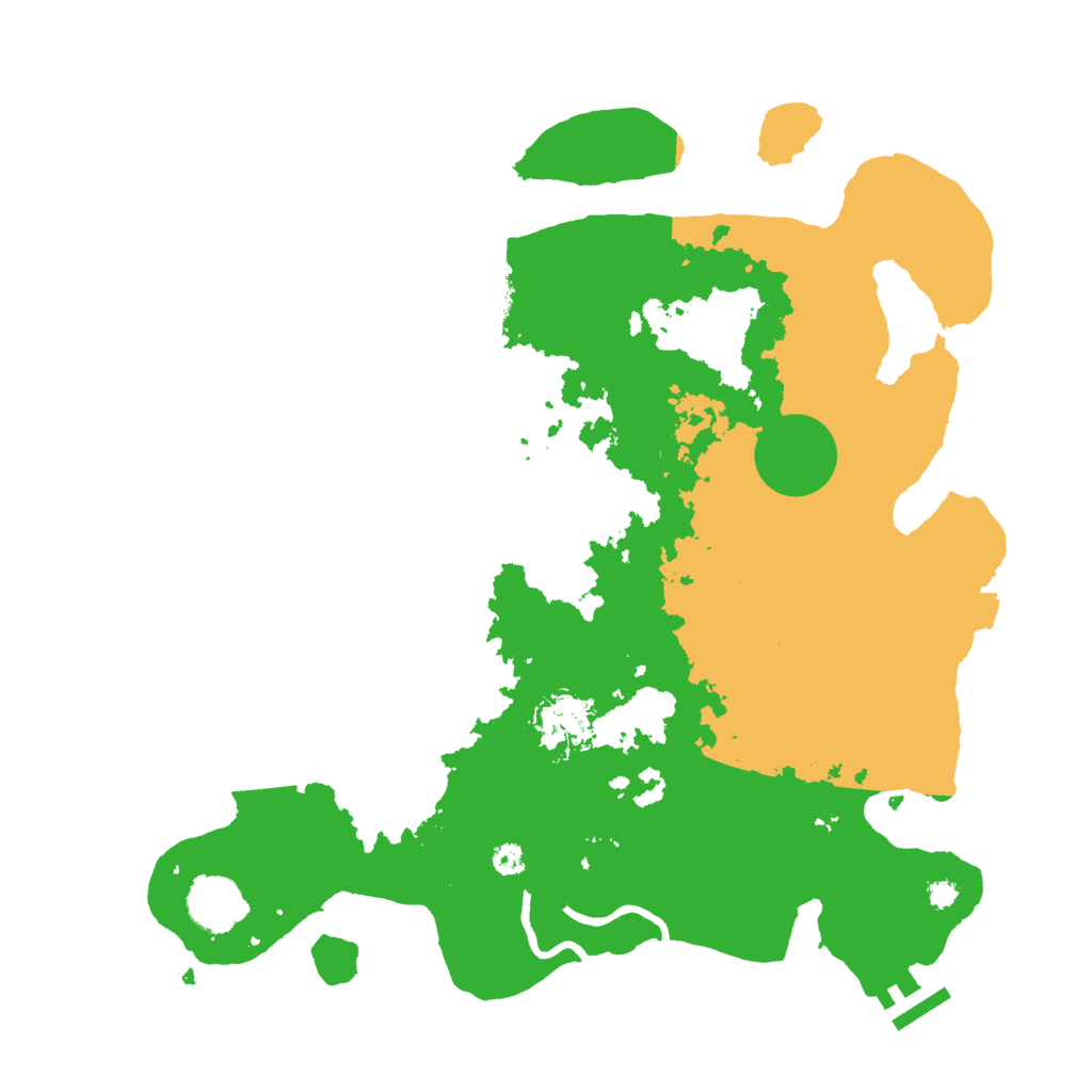 Biome Rust Map: Procedural Map, Size: 3500, Seed: 1993157702