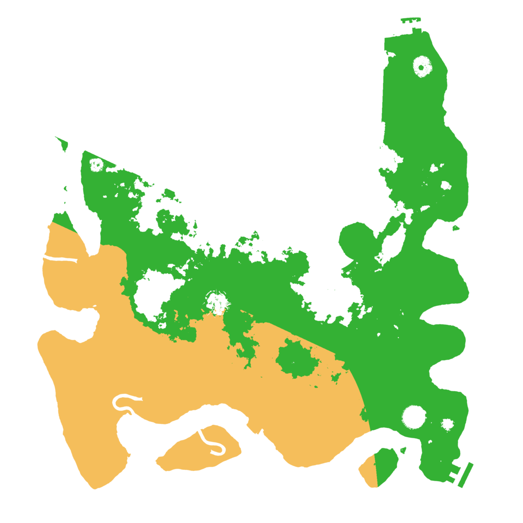 Biome Rust Map: Procedural Map, Size: 4000, Seed: 1749470169