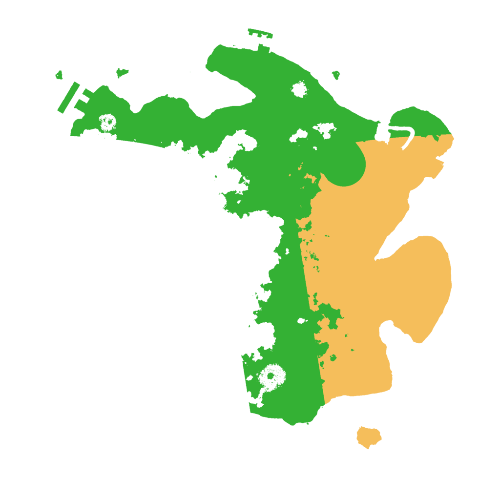 Biome Rust Map: Procedural Map, Size: 3000, Seed: 1327603249