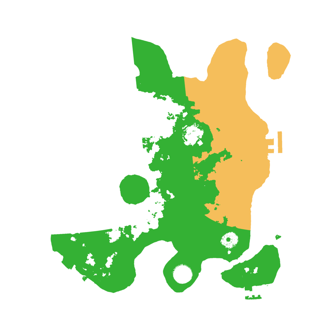 Biome Rust Map: Procedural Map, Size: 3000, Seed: 11611515