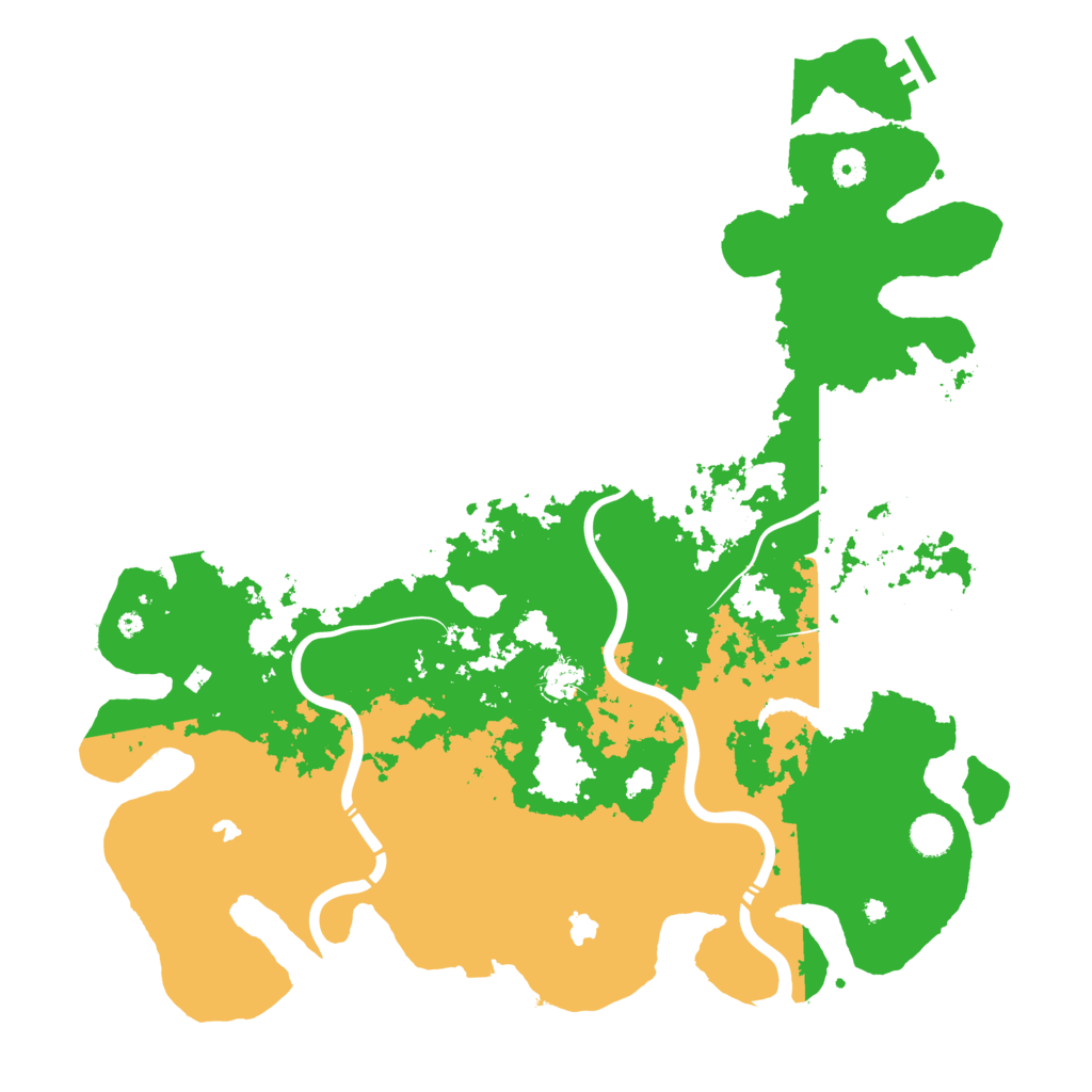 Biome Rust Map: Procedural Map, Size: 4500, Seed: 1519312729