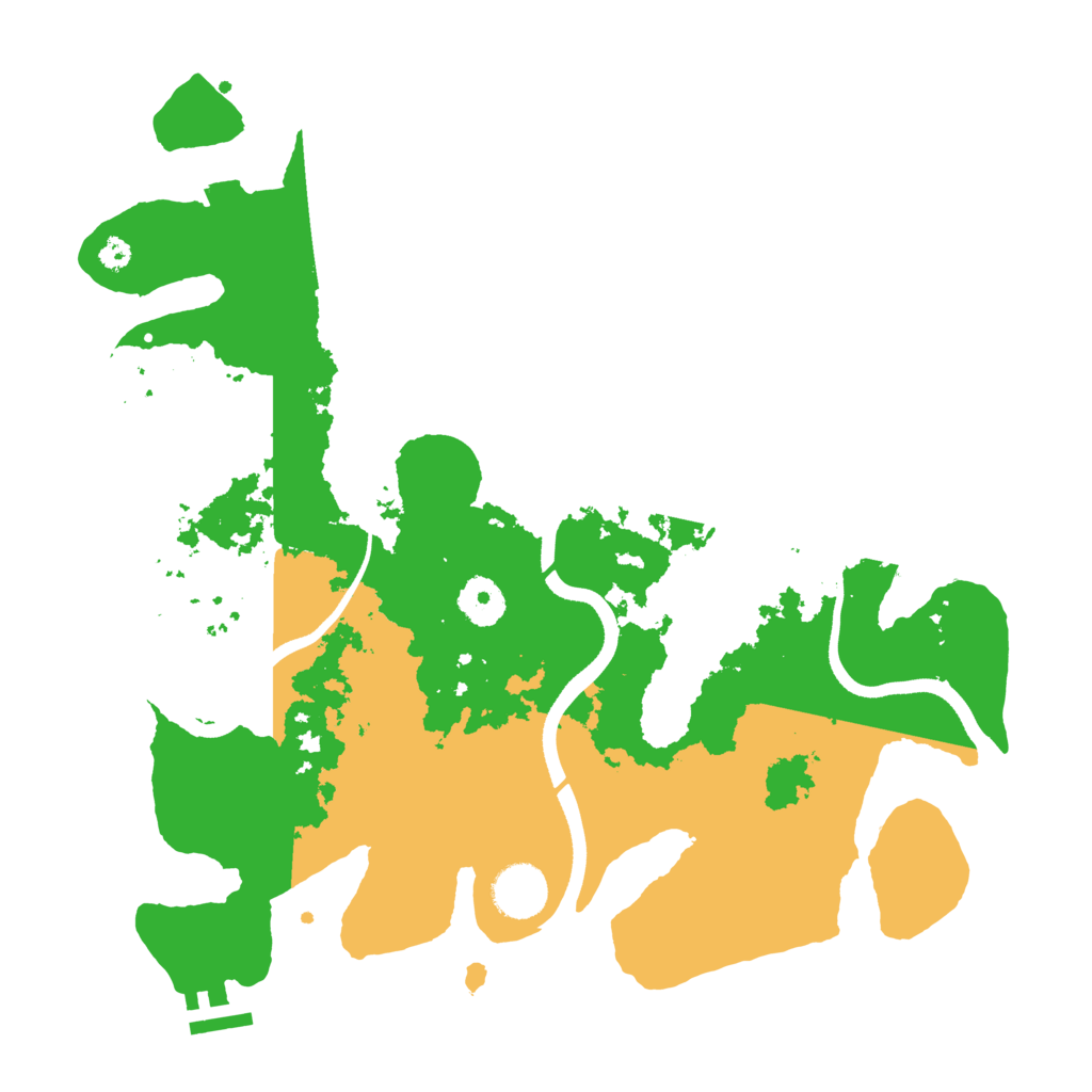 Biome Rust Map: Procedural Map, Size: 3500, Seed: 226888539