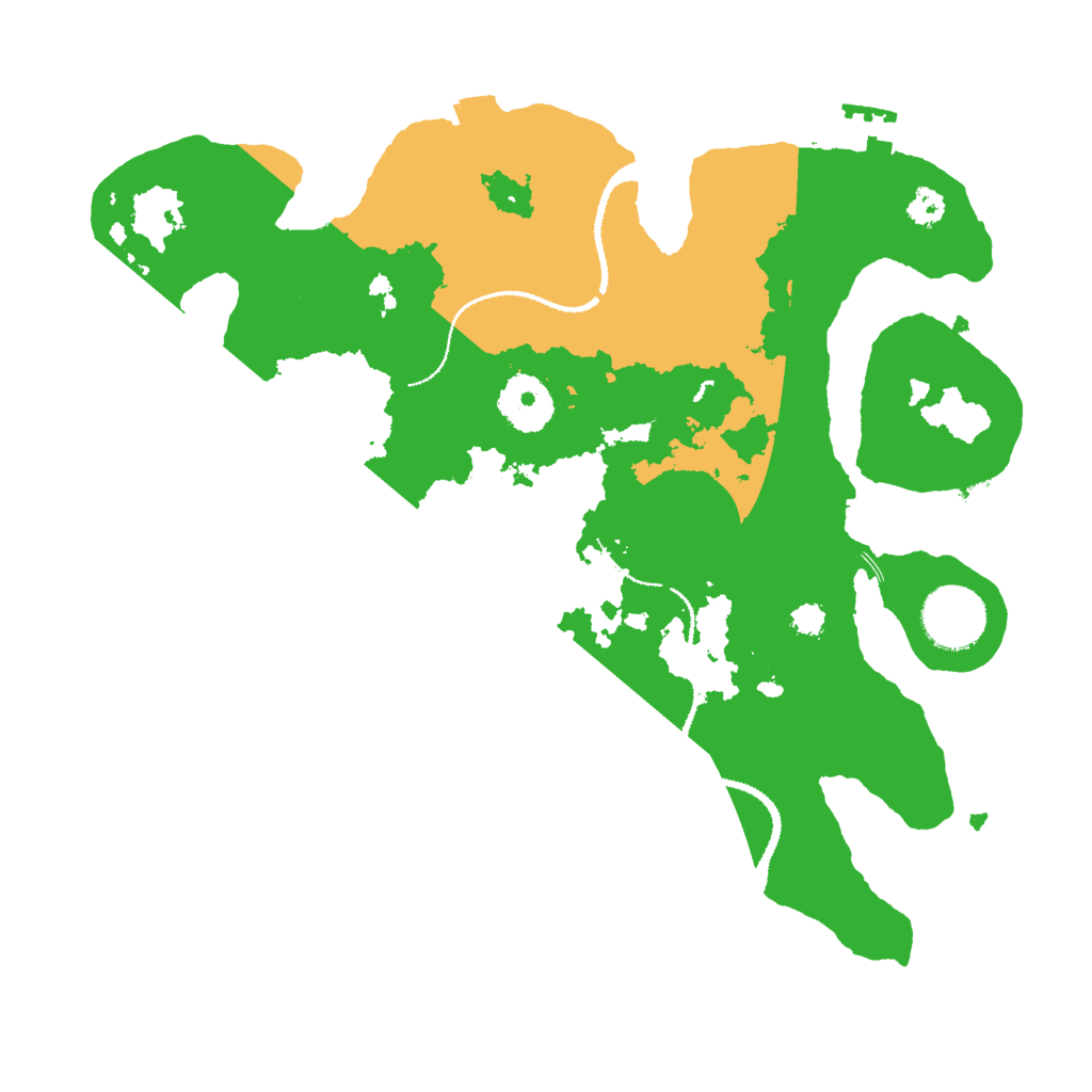 Biome Rust Map: Procedural Map, Size: 3000, Seed: 629622579