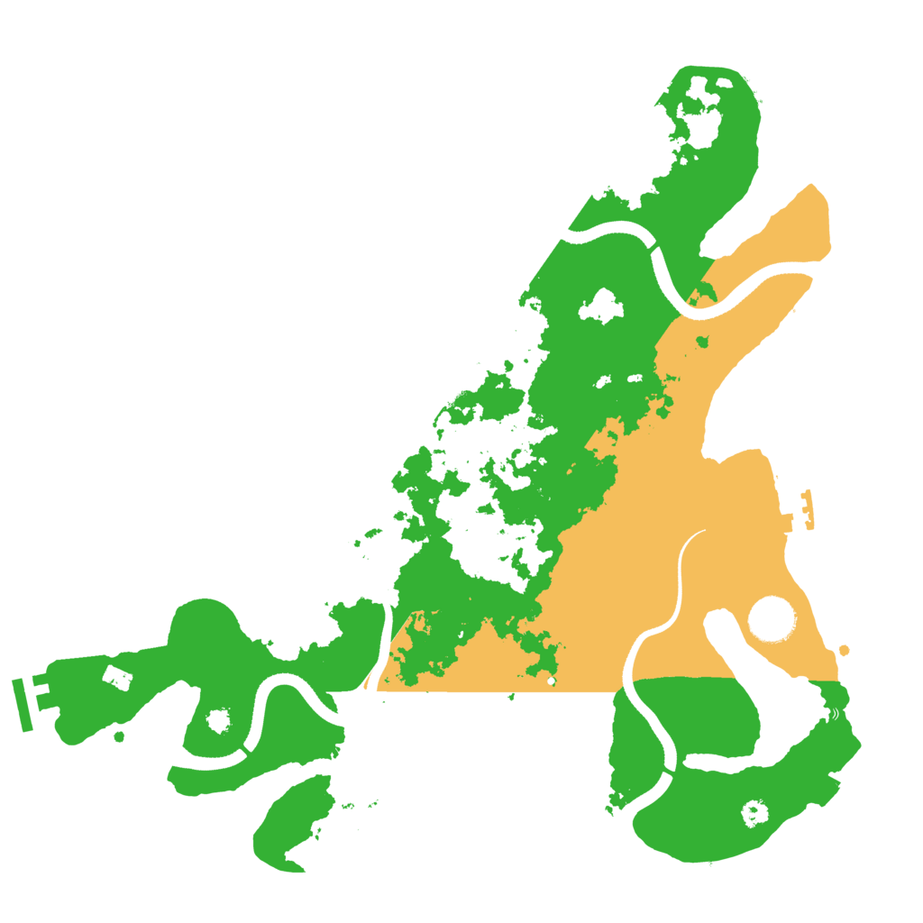 Biome Rust Map: Procedural Map, Size: 3500, Seed: 1599006456