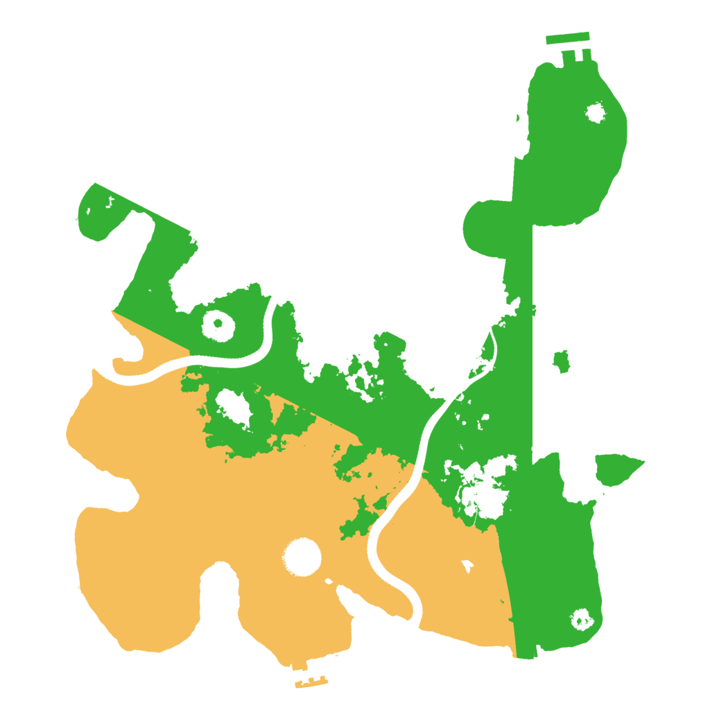 Biome Rust Map: Procedural Map, Size: 3300, Seed: 1294690310