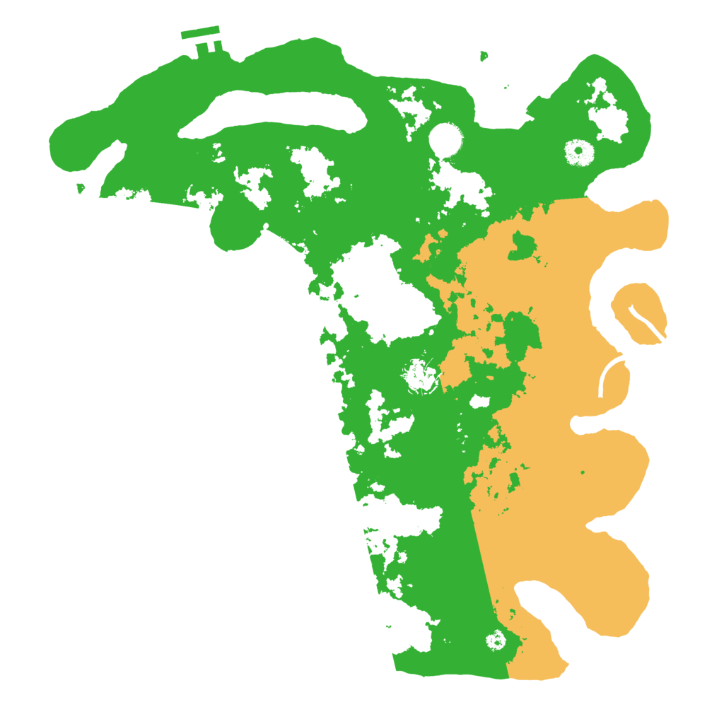 Biome Rust Map: Procedural Map, Size: 3800, Seed: 1235030975