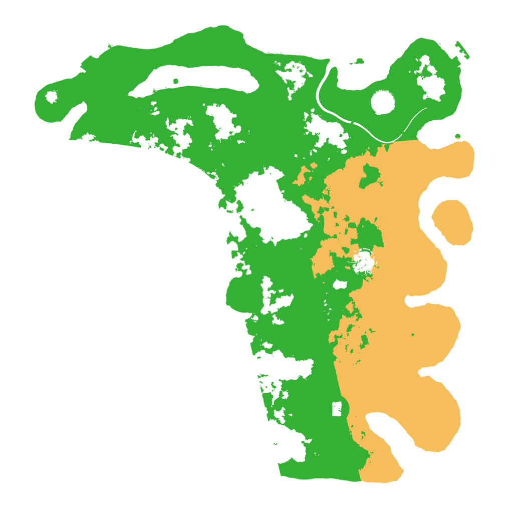 Biome Rust Map: Procedural Map, Size: 3800, Seed: 1235030975