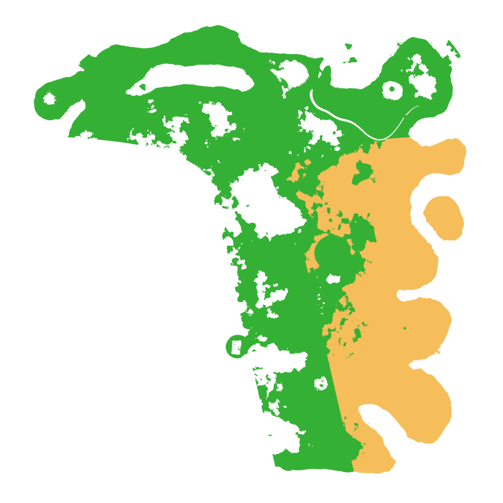 Biome Rust Map: Procedural Map, Size: 3800, Seed: 1235030975