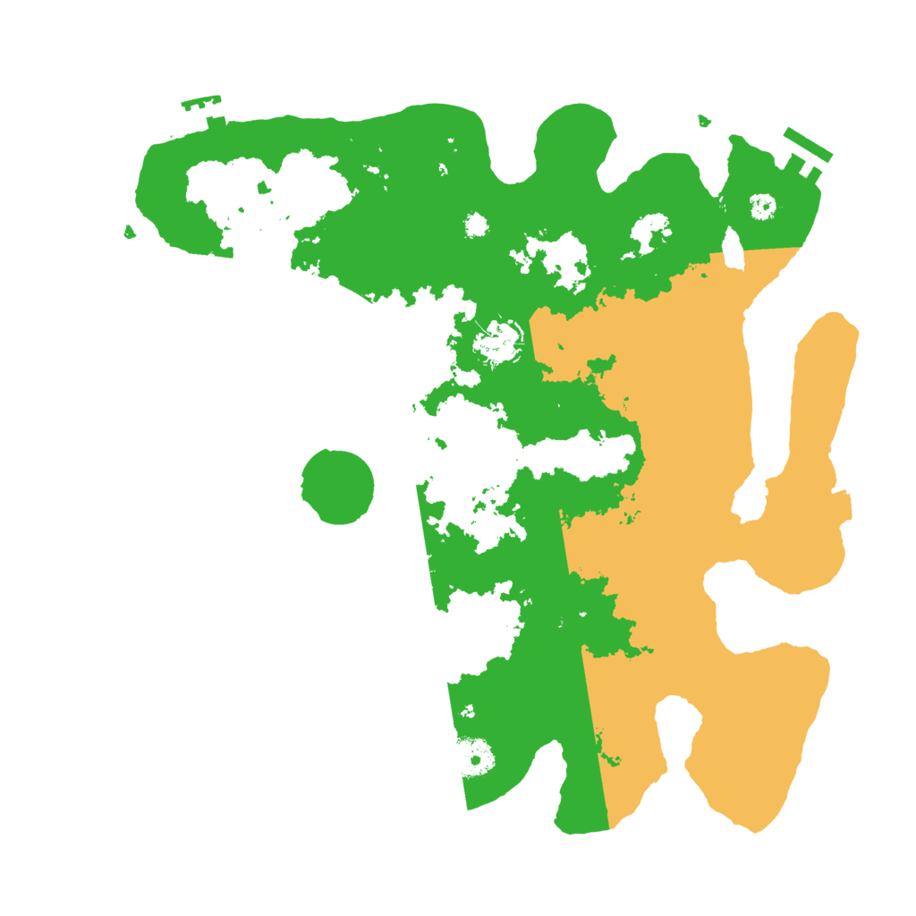 Biome Rust Map: Procedural Map, Size: 3500, Seed: 82626