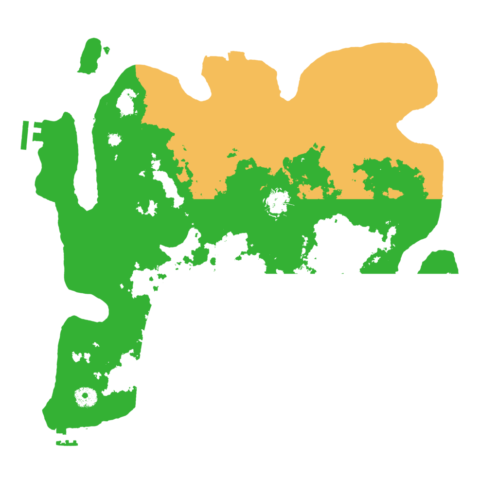 Biome Rust Map: Procedural Map, Size: 3500, Seed: 1570598731