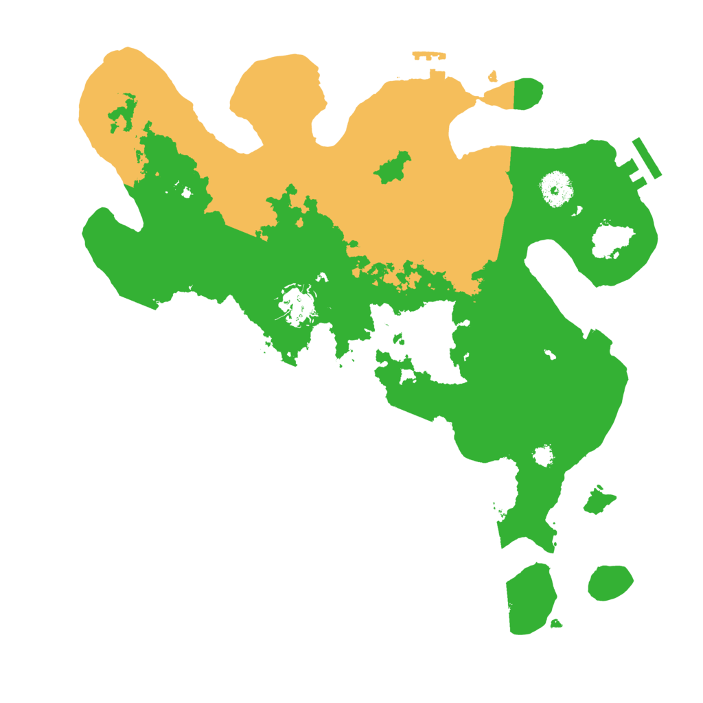 Biome Rust Map: Procedural Map, Size: 3200, Seed: 1957122943