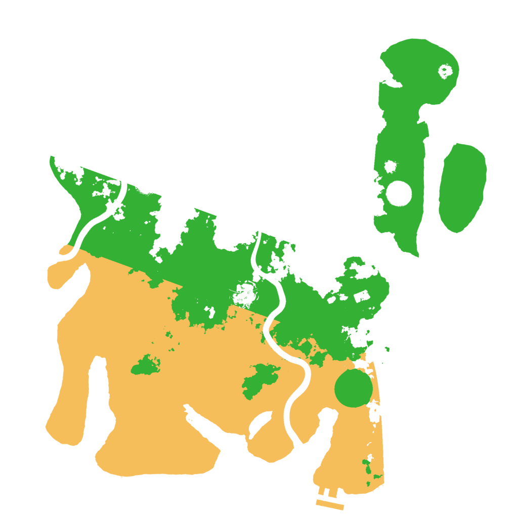 Biome Rust Map: Procedural Map, Size: 3750, Seed: 233