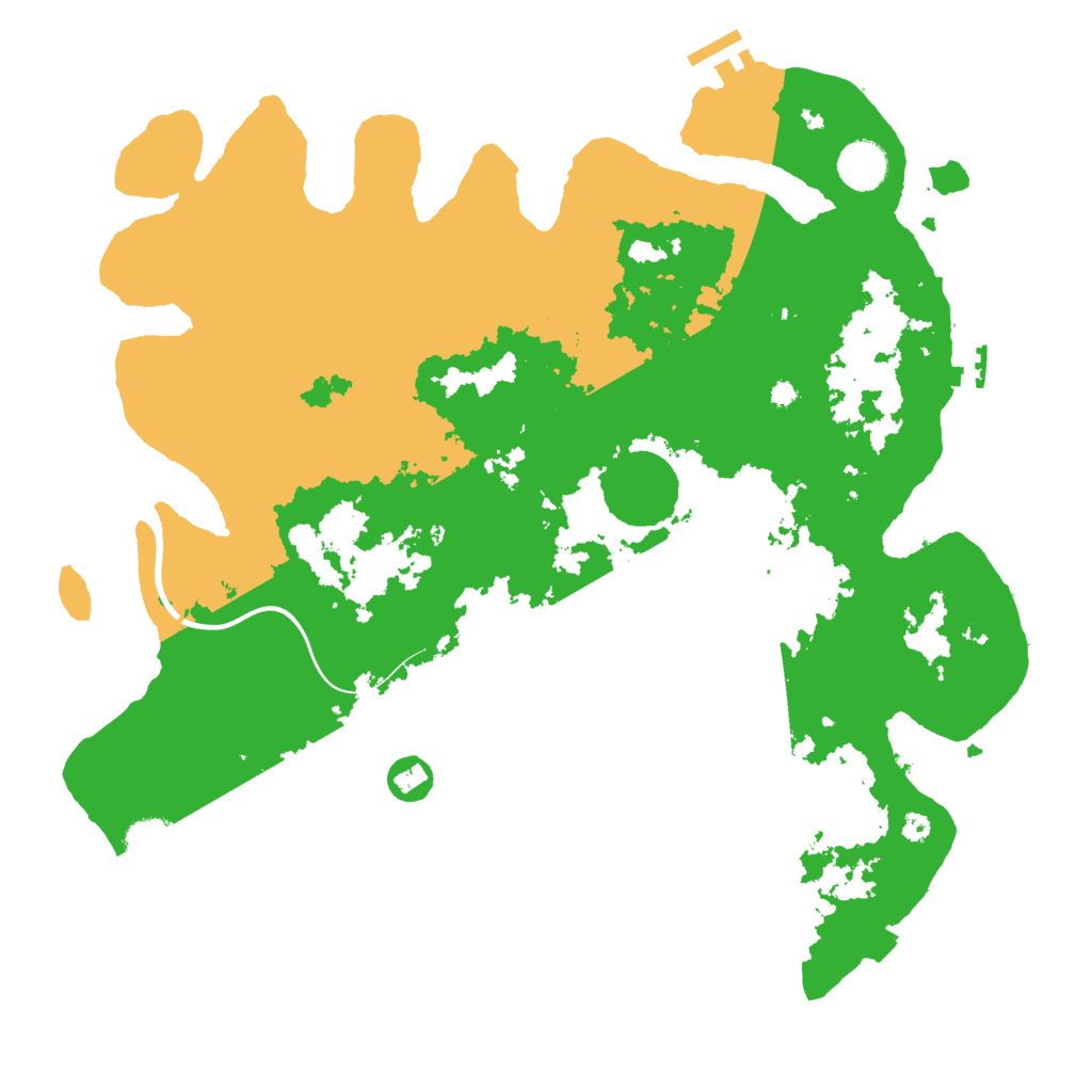 Biome Rust Map: Procedural Map, Size: 3850, Seed: 583901946