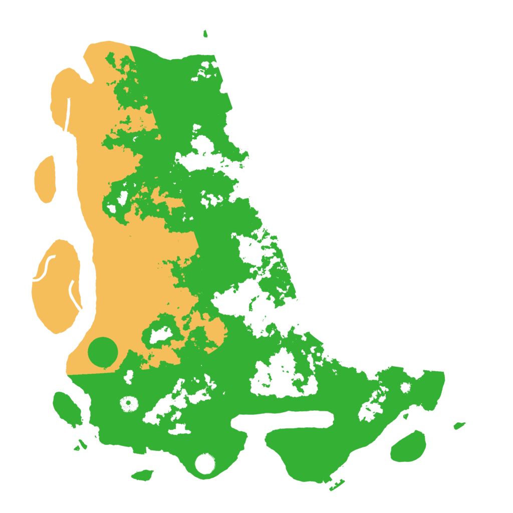 Biome Rust Map: Procedural Map, Size: 4500, Seed: 358456232