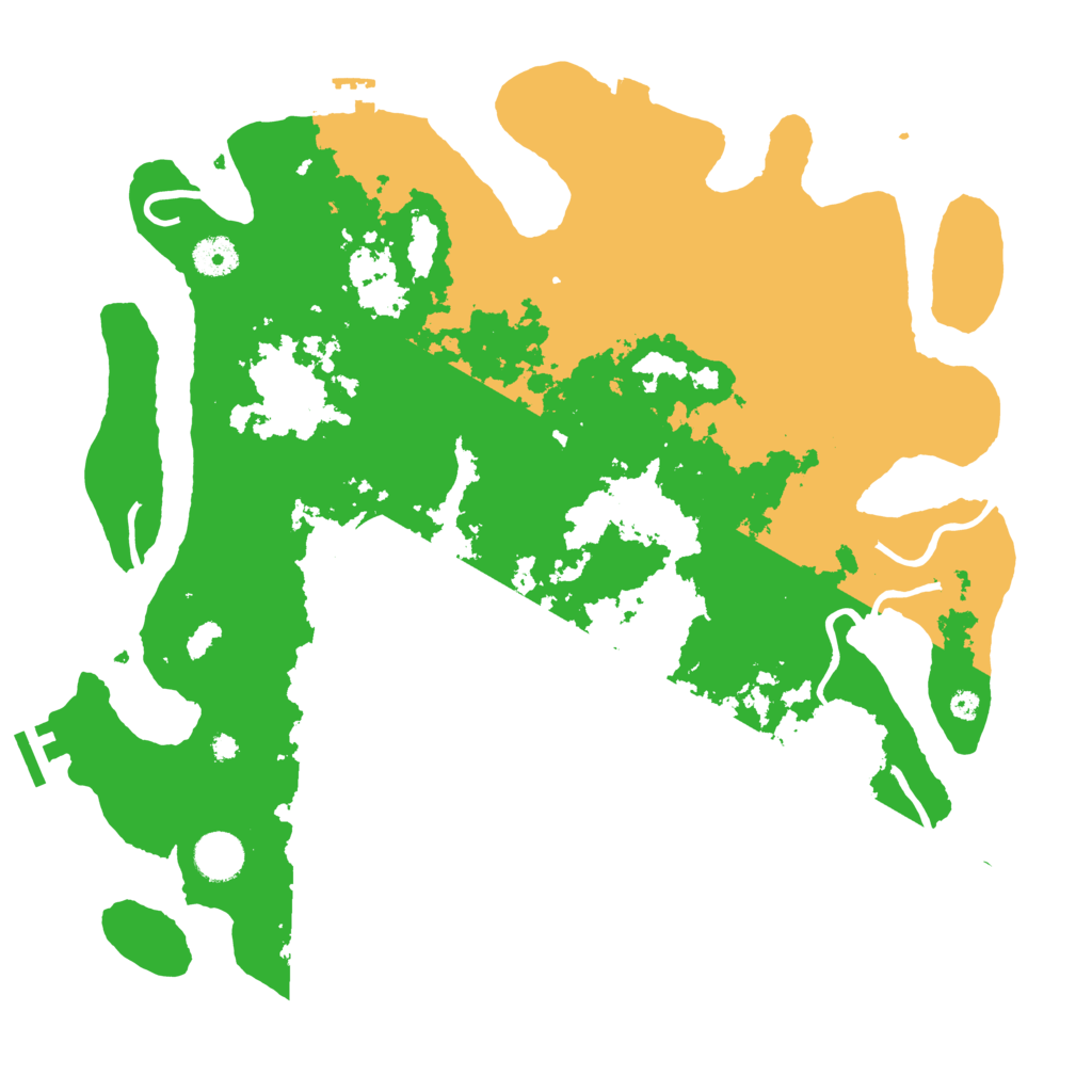 Biome Rust Map: Procedural Map, Size: 3875, Seed: 492413264