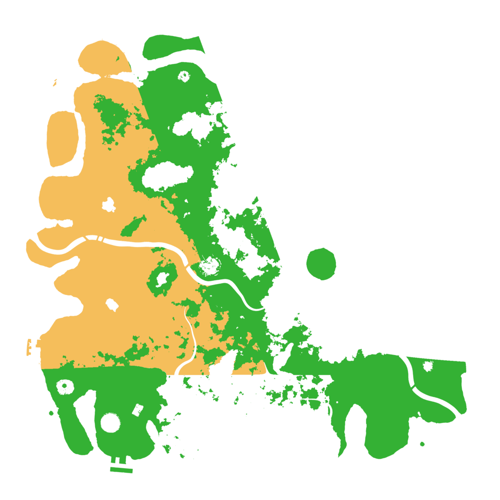 Biome Rust Map: Procedural Map, Size: 4500, Seed: 291622144