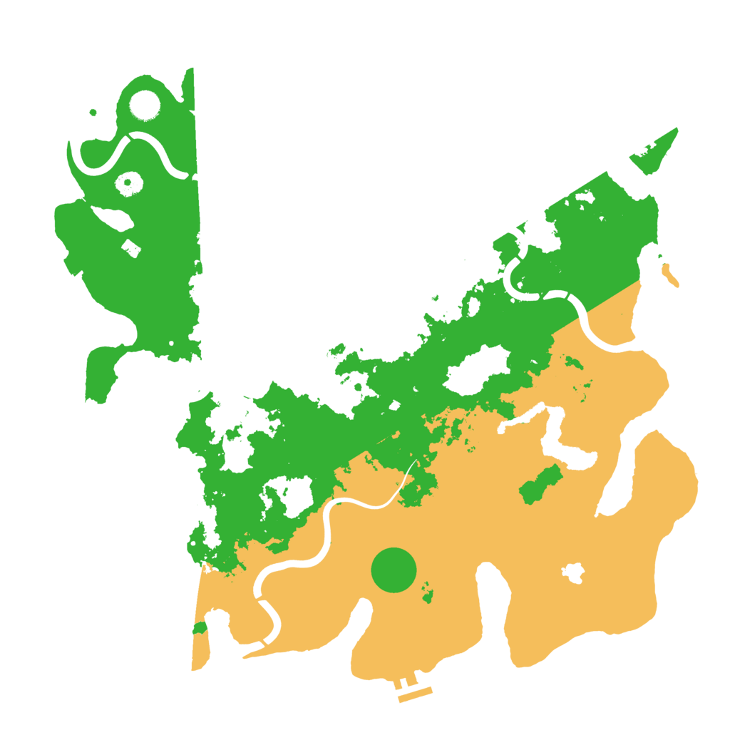 Biome Rust Map: Procedural Map, Size: 4250, Seed: 20910406
