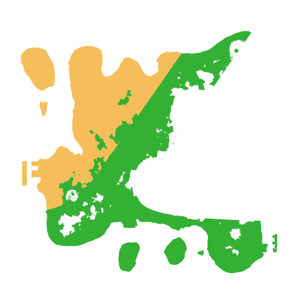 Biome Rust Map: Procedural Map, Size: 2500, Seed: 99436857