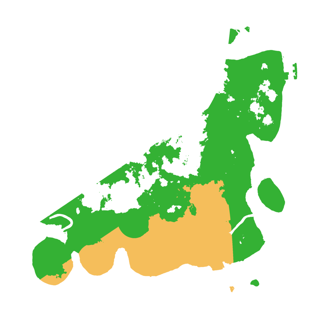 Biome Rust Map: Procedural Map, Size: 3000, Seed: 1404247571