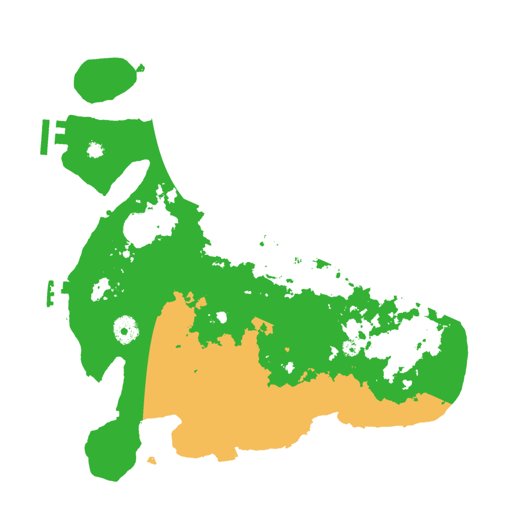 Biome Rust Map: Procedural Map, Size: 3000, Seed: 43947
