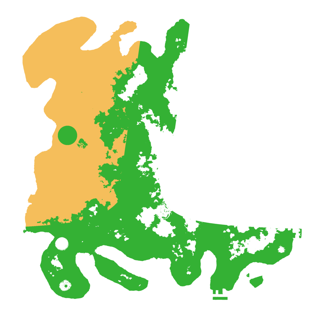 Biome Rust Map: Procedural Map, Size: 4250, Seed: 168521586