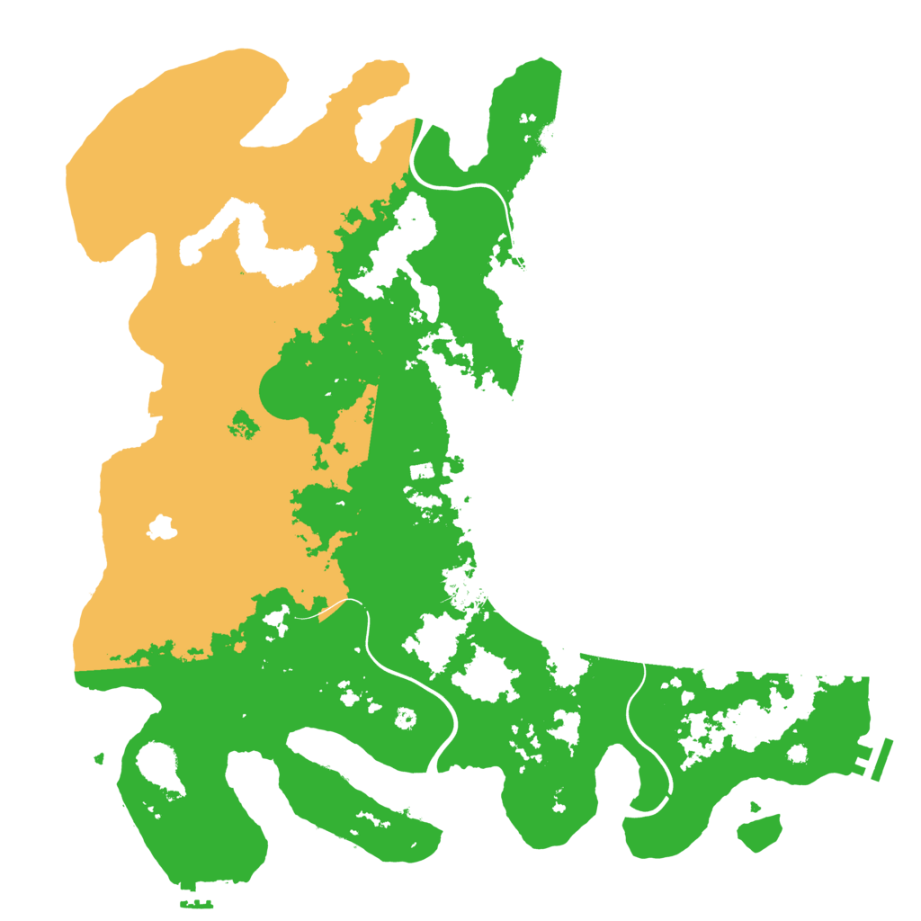 Biome Rust Map: Procedural Map, Size: 4250, Seed: 168521586