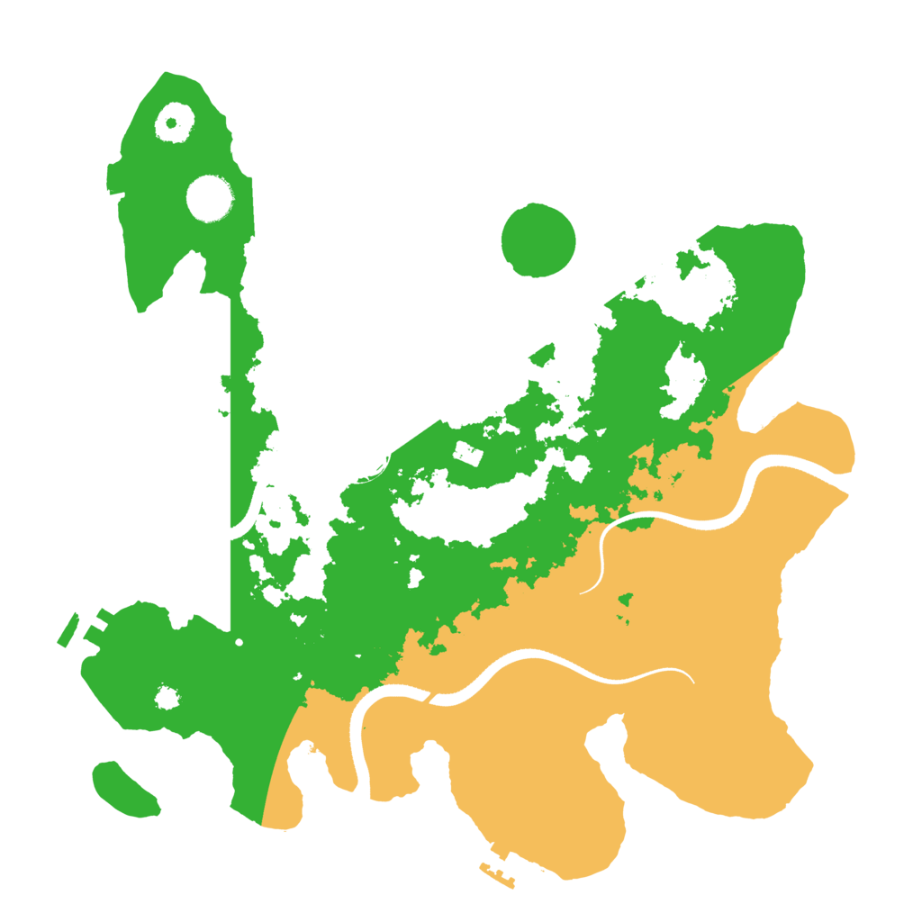 Biome Rust Map: Procedural Map, Size: 3500, Seed: 1912989854