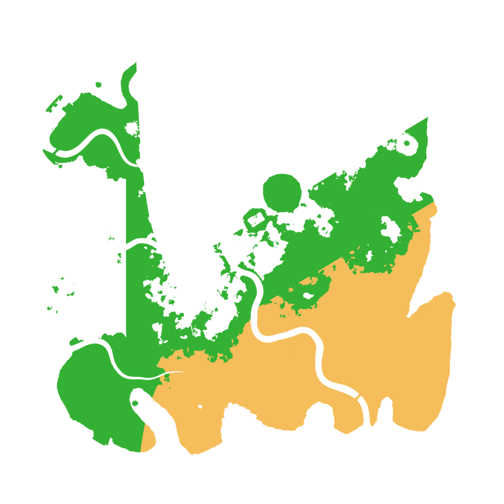 Biome Rust Map: Procedural Map, Size: 3500, Seed: 707433326