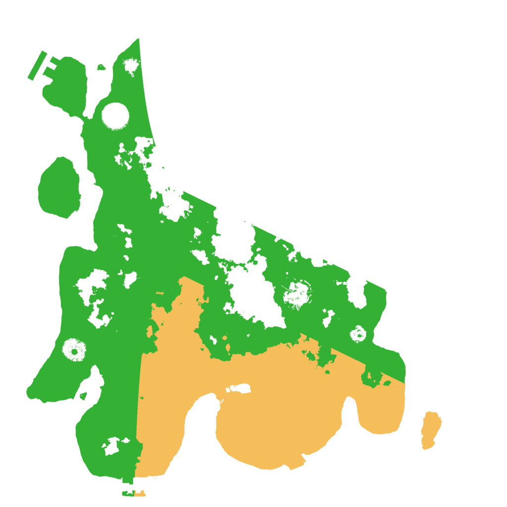 Biome Rust Map: Procedural Map, Size: 3300, Seed: 1689764413