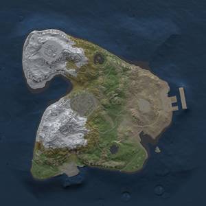 Thumbnail Rust Map: Procedural Map, Size: 1900, Seed: 836078743, 6 Monuments